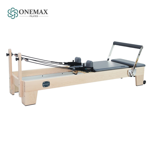 ONEMAX Reformer Professional Australian Style Wooden Pilates Reformer for Pilates Studio Pilates Equipment