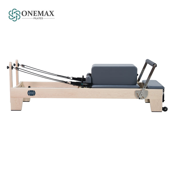 ONEMAX Reformer Professional Wooden Pilates Reformer with Half Trapeze for Pilates Studio Pilates Equipment