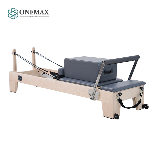 ONEMAX Reformer Professional Australian Style Wooden Pilates Reformer for Pilates Studio Pilates Equipment