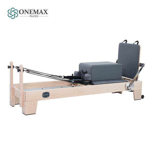 ONEMAX Reformer Professional Australian Style Wooden Pilates Reformer for Pilates Studio Pilates Equipment