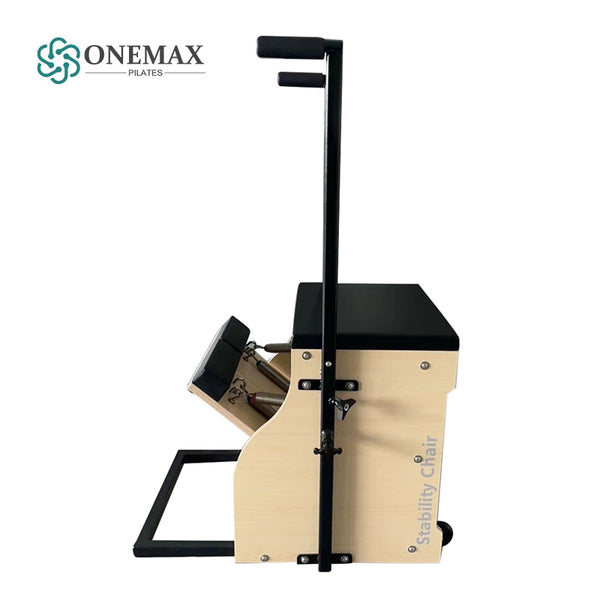 ONEMAX PILATES CHAIR BLACK PROFESSIONAL PILATES EXERCISE EQUIPMENT