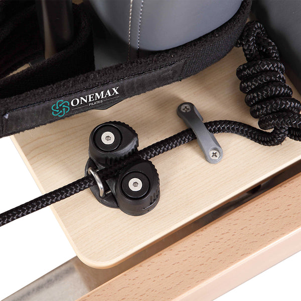 ONEMAX Reformer Professional Wooden Pilates Reformer with Half Trapeze for Pilates Studio Pilates Equipment