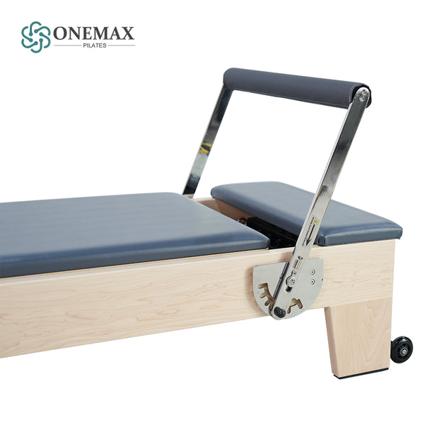 ONEMAX Reformer Professional Wooden Pilates Reformer with Half Trapeze for Pilates Studio Pilates Equipment
