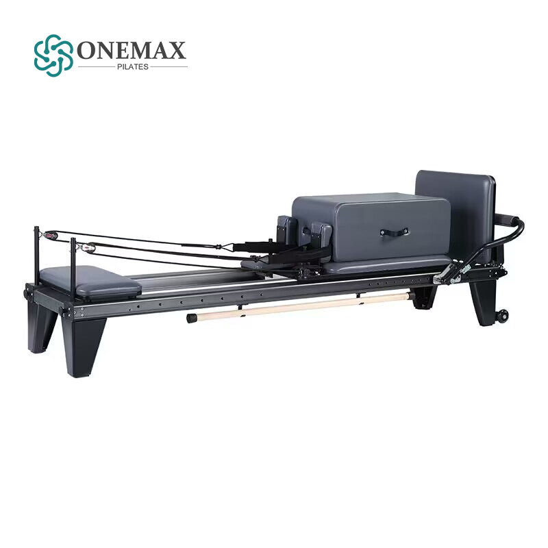 ONEMAX Professional Equipment Reformer Machine beech Pilates