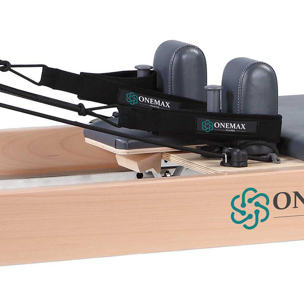ONEMAX Beech wood Pilates reformer Customizable logo leather color