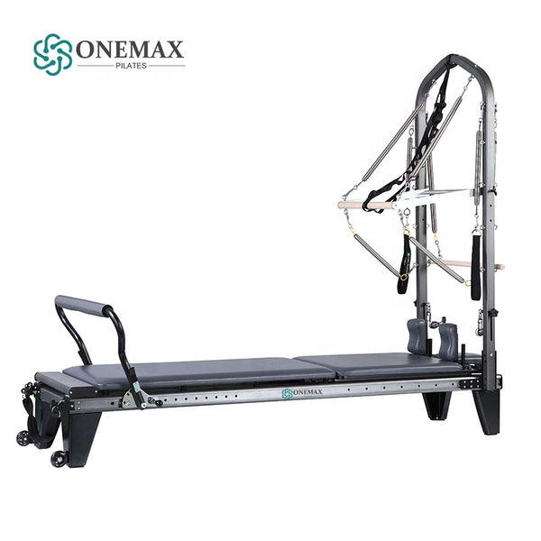 ONEMAX aluminium pilates reformer tower musculation equipement exercise gym studio pilates reformer with tower