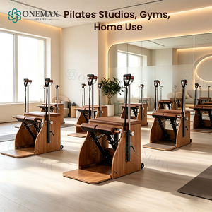 Upgrade Your Pilates Space: ONEMAX REFORMER Solid Walnut Pilates Chair — Luxury Wood Craft for Home & Studio