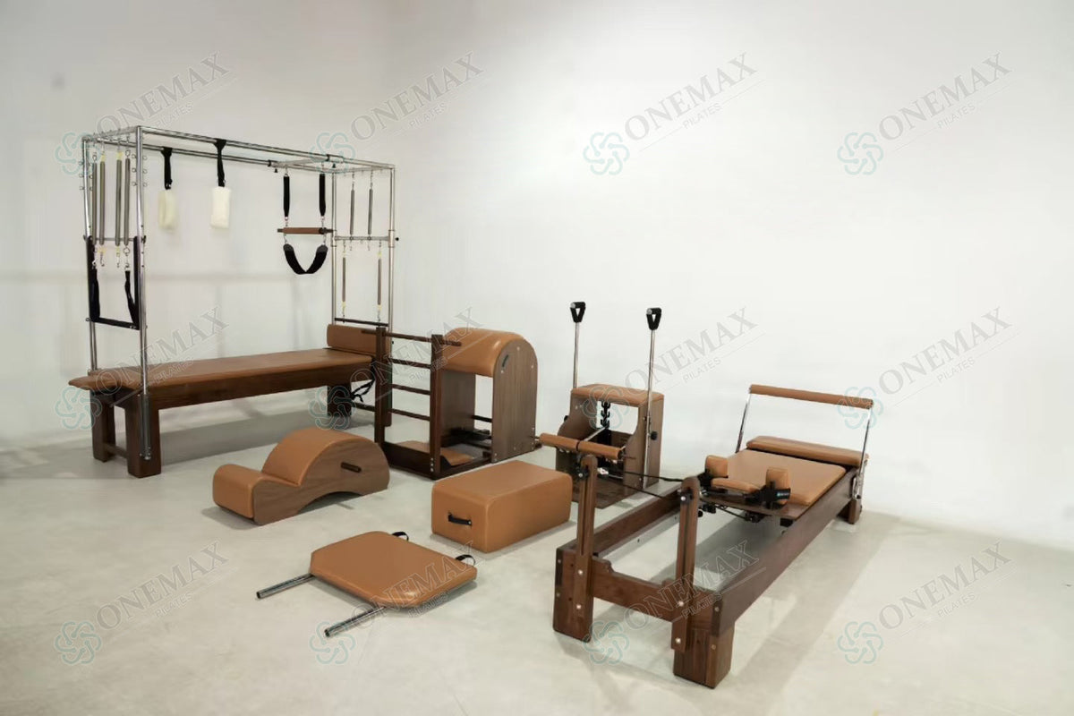 Black Walnut Pilates Equipment-ONEMAX REFORMER – PILATES-ONEMAX