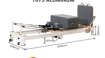Foldable Aluminum Pilates Reformer | Space-Saving Pilates Machine for Home & Small Studio