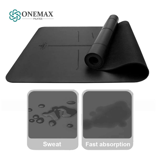 ONEMAX Professional Yoga Mat PU Natural Rubber Logo Custom anti-slip