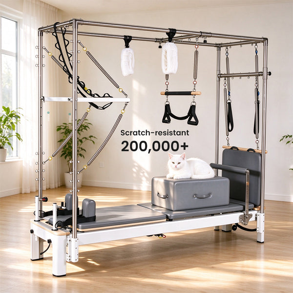 ONEMAX REFORMER Pilates Reformer with Tower Aluminum Alloy Cadillac Trapeze Table for Studio & Home