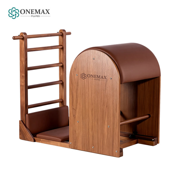 ONEMAX REFORMER Walnut Solid Wood Pilates Ladder Barrel Commercial Studio Pilates Equipment