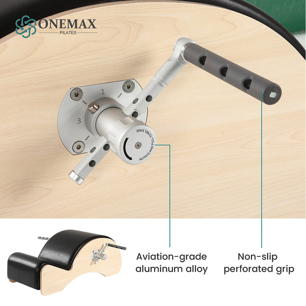ONEMAX wooden Pilates Spine Corrector Barrel Home Gym Fitness Portable Workout Equipment Yoga