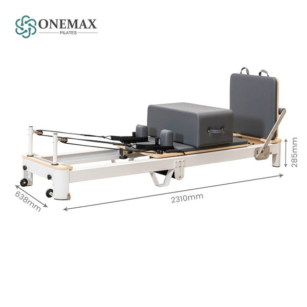 2025 ONEMAX Reformer  Foldable Pilates Reformer Reformer  Aluminum Alloy Pilates Equipment for Home Use