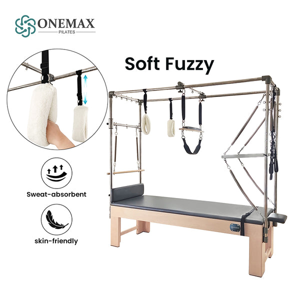 ONEMAX Professional Equipment Reformer Machine White Maple Wood Pilates Trapeze Table Cadillac bed