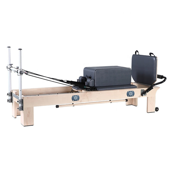 ONEMAX pilates reformer white maple wood with germany spring sitting b –  PILATES-ONEMAX