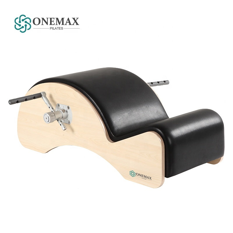 ONEMAX wooden Pilates Spine Corrector Barrel Home Gym Fitness Portable  Workout Equipment Yoga